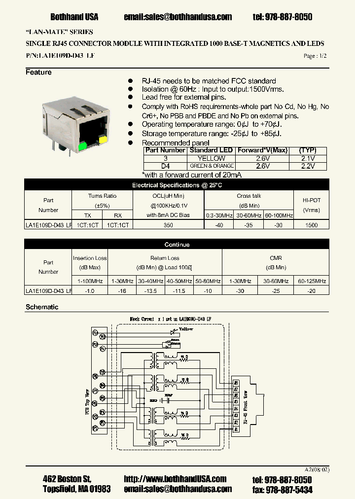 LA1E109D-D43LF_4532113.PDF Datasheet