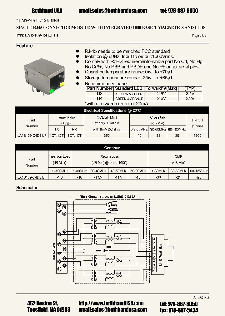 LA1S109-D4D3LF_4587825.PDF Datasheet