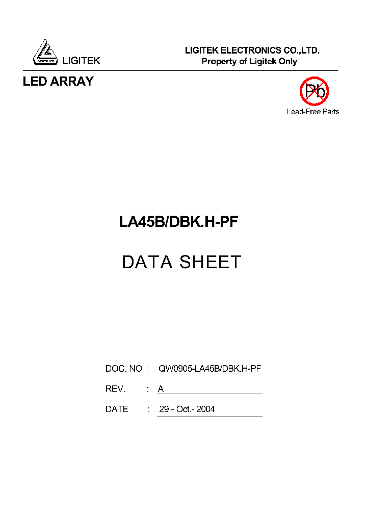 LA45B-DBKH-PF_4571408.PDF Datasheet