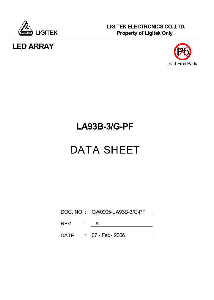 LA93B-3-G-PF_4538603.PDF Datasheet