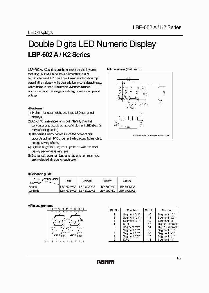 LBP-602VK2_4883815.PDF Datasheet