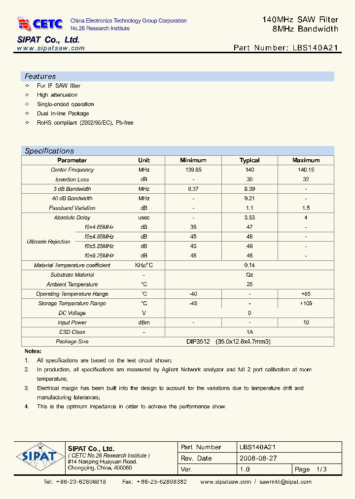 LBS140A21_4473777.PDF Datasheet