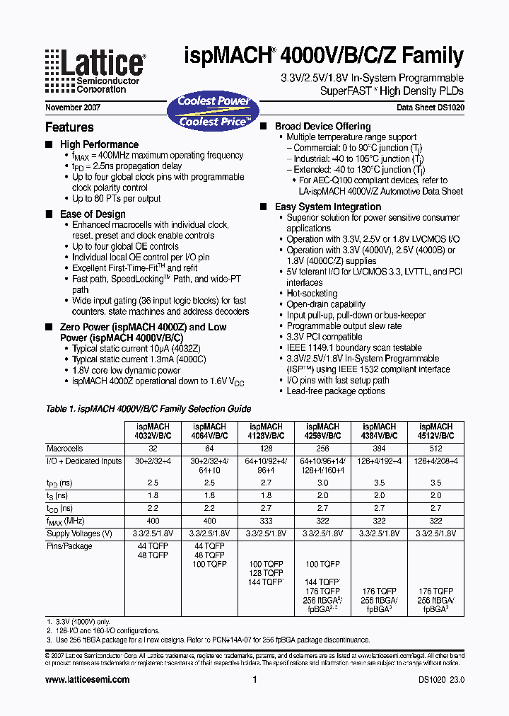 LC4064V-75TN100C_4221791.PDF Datasheet