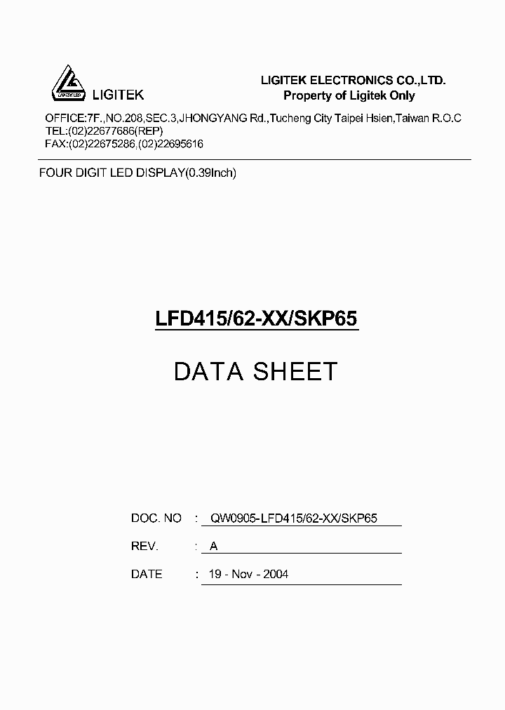LFD415-62-XX-SKP65_4523517.PDF Datasheet