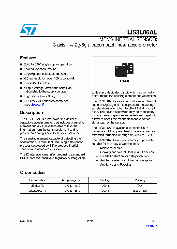 LIS3L06AL_4249848.PDF Datasheet