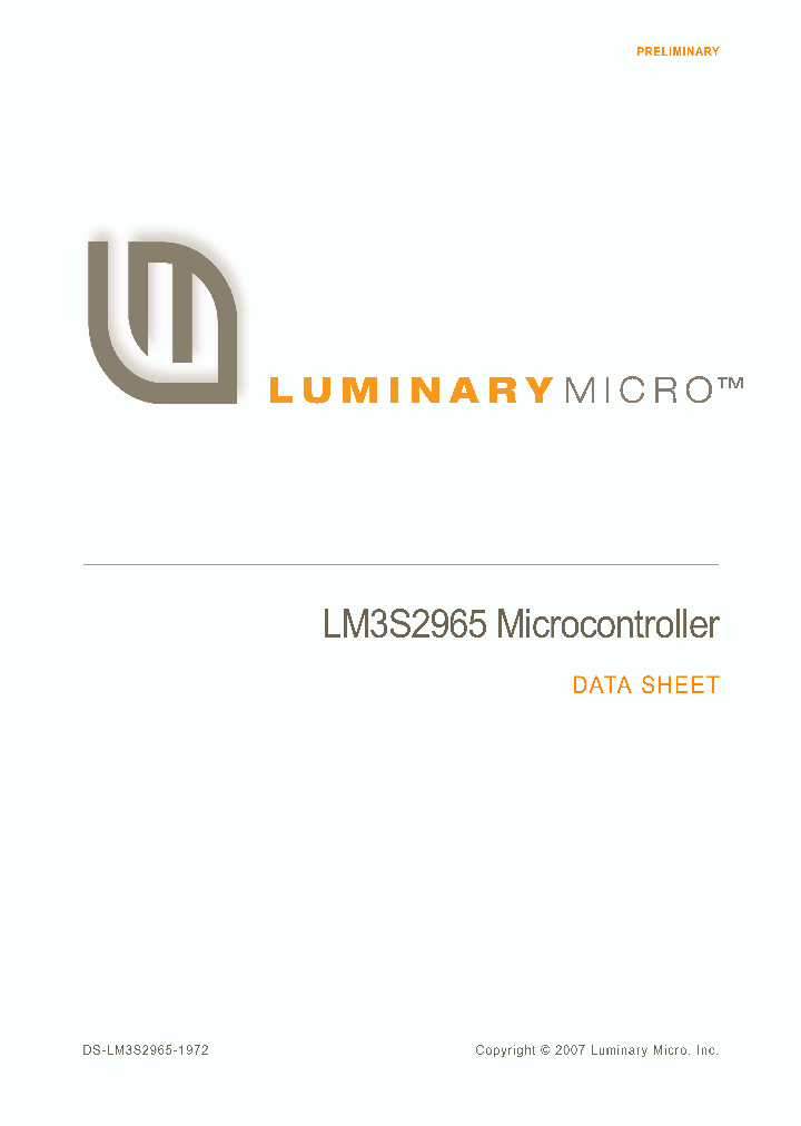 LM3S2965-IQC20_4208247.PDF Datasheet