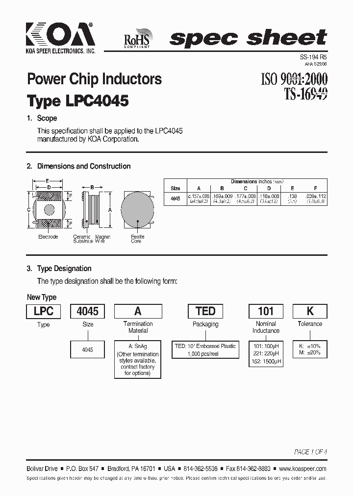 LPC4045AT_4717987.PDF Datasheet