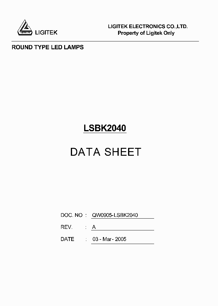 LSBK2040_4594502.PDF Datasheet