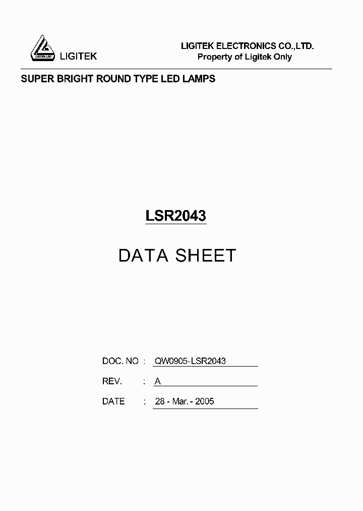 LSR2043_4780089.PDF Datasheet