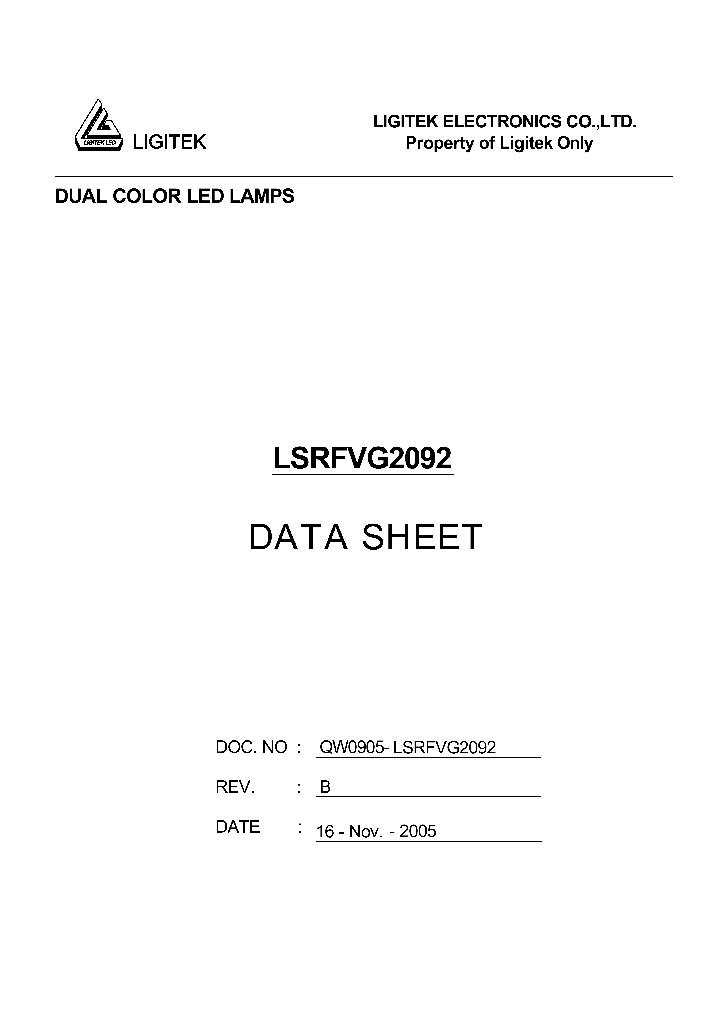 LSRFVG2092_4600049.PDF Datasheet