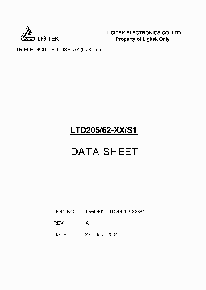 LTD205-62-XX-S1_4576668.PDF Datasheet