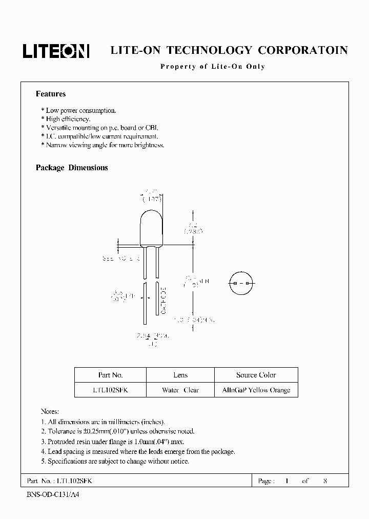 LTL102SFK_4528526.PDF Datasheet