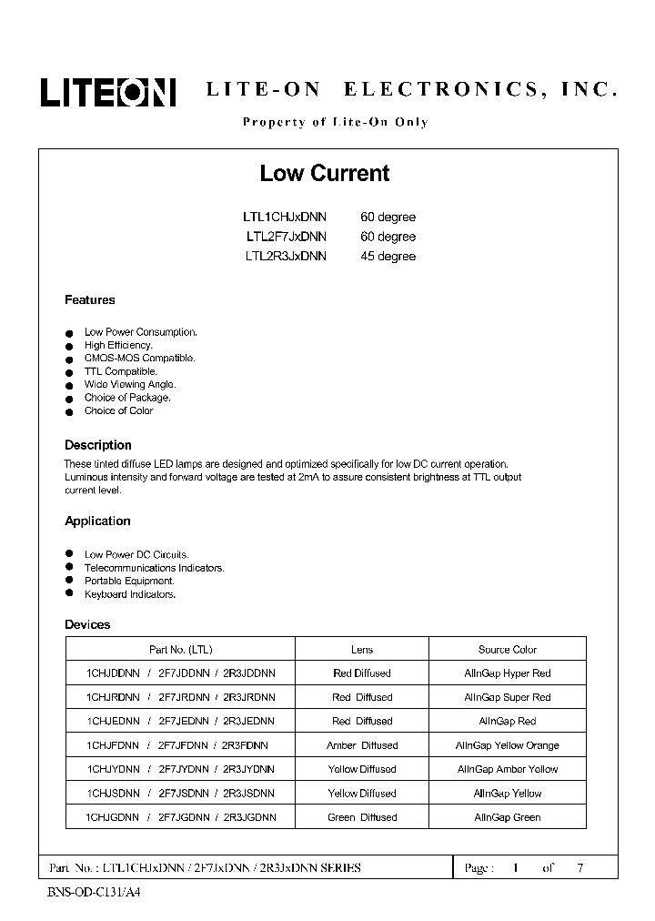 LTL2F7JDDNN_4564541.PDF Datasheet