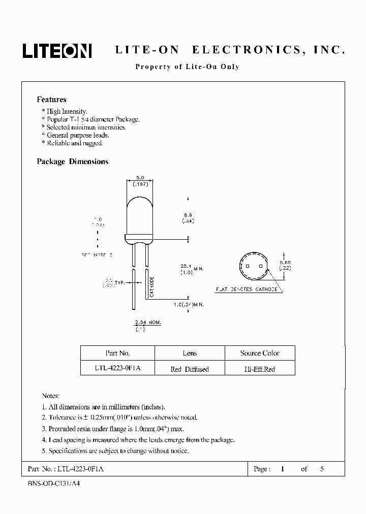 LTL-4223-0F1A_4782231.PDF Datasheet