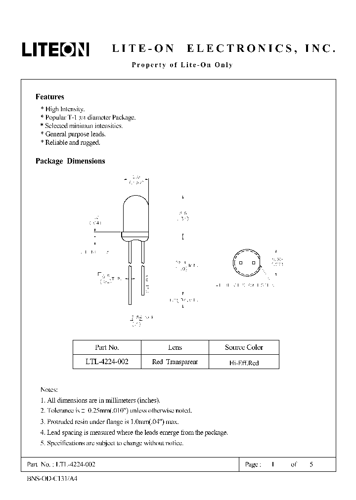 LTL-4224-002_4782233.PDF Datasheet