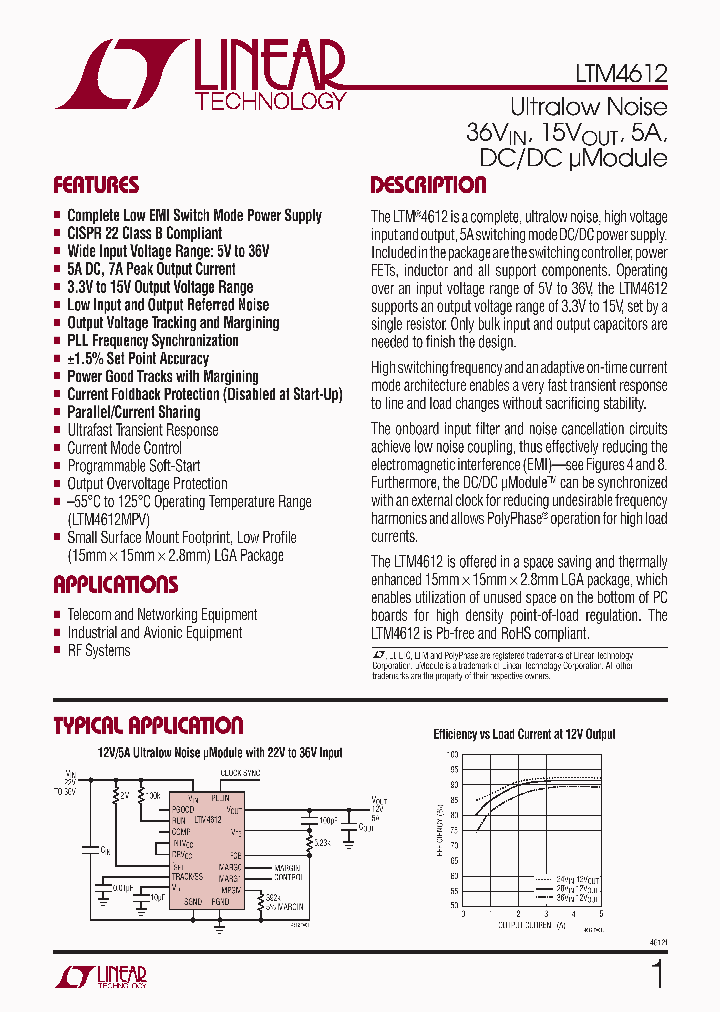 LTM4612_4352791.PDF Datasheet