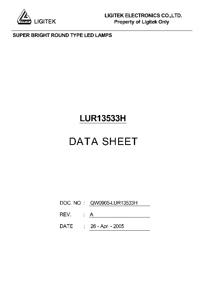 LUR13533H_4678356.PDF Datasheet