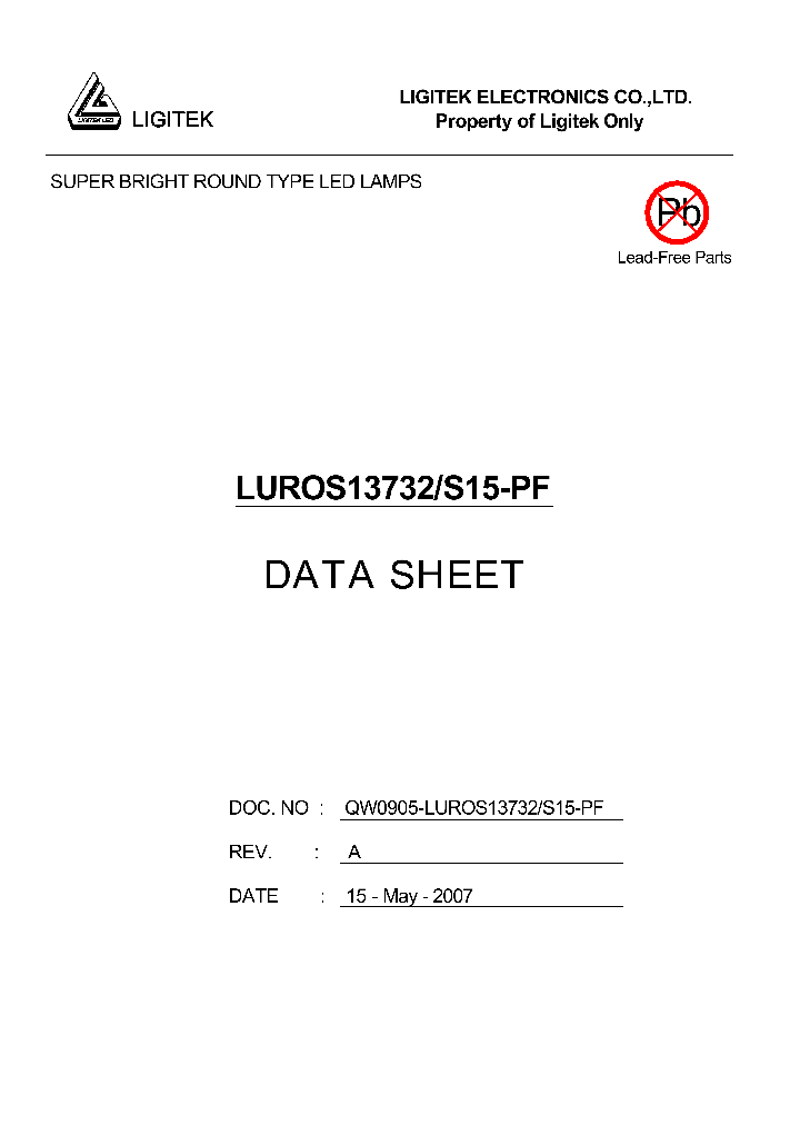 LUROS13732-S15-PF_4521569.PDF Datasheet