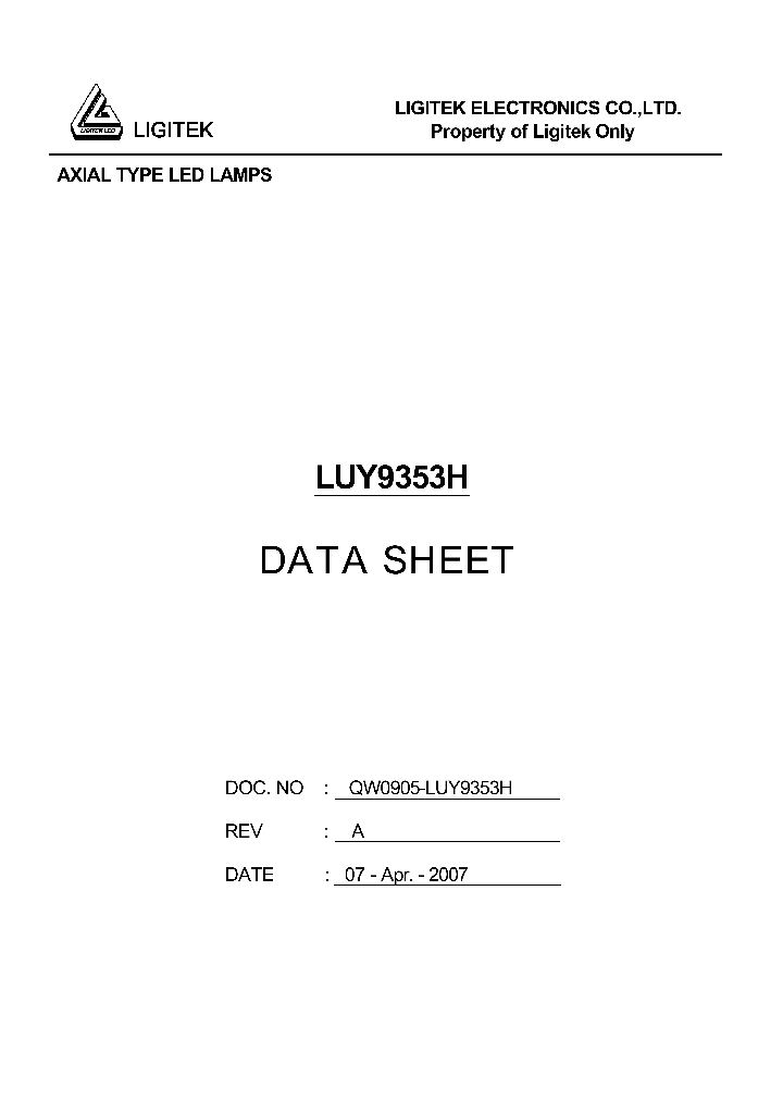 LUY9353H_4565448.PDF Datasheet