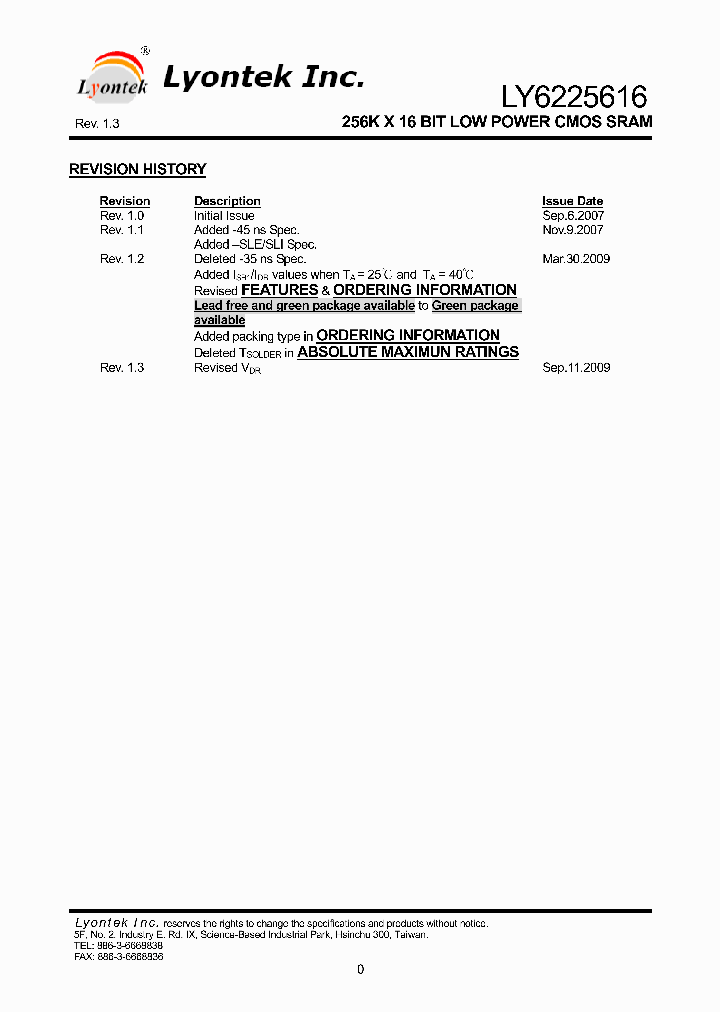 LY6225616_4644447.PDF Datasheet