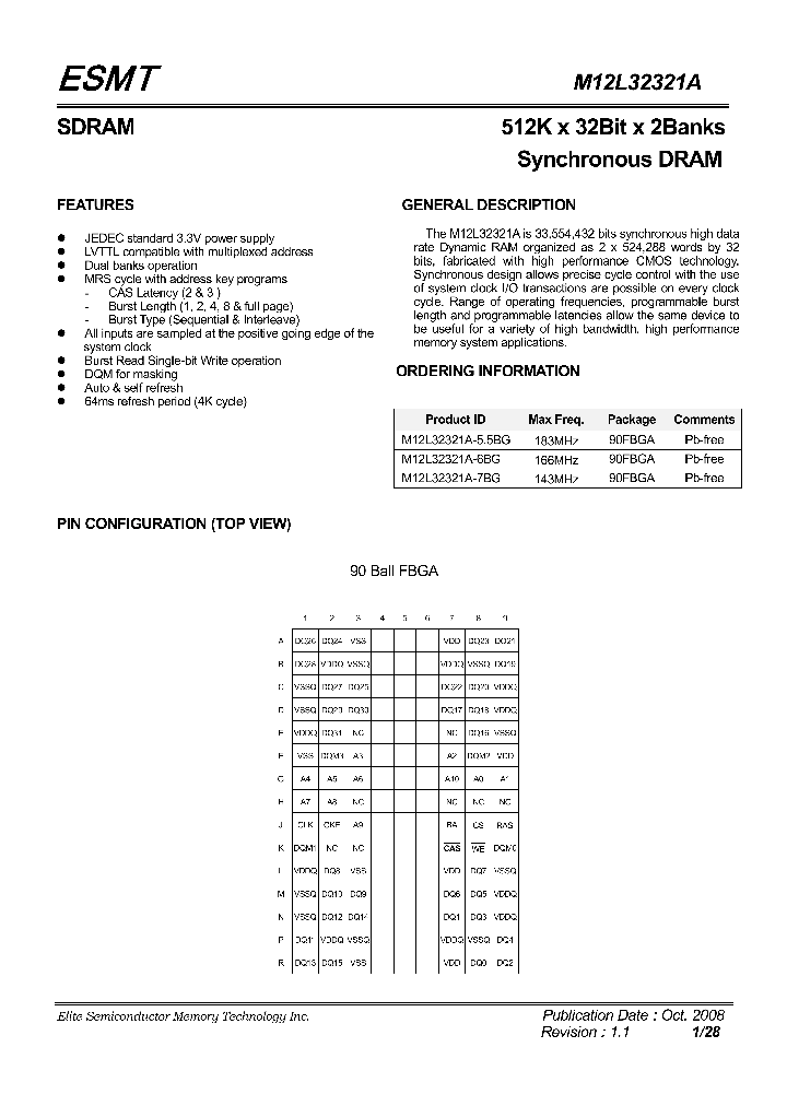 M12L32321A-7BG_4566562.PDF Datasheet