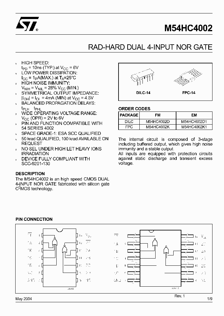 M54HC4002_4220248.PDF Datasheet