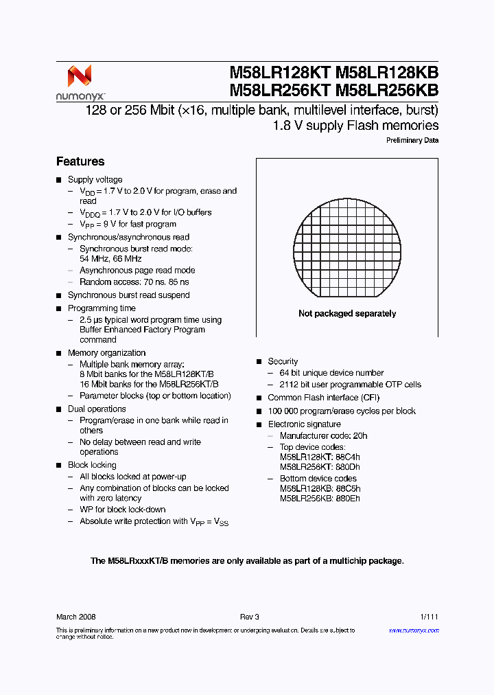 M58LR128KB855_4582858.PDF Datasheet
