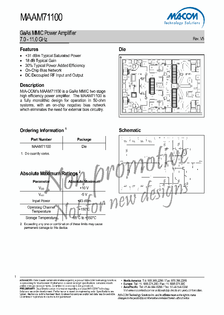 MAAM71100_4765286.PDF Datasheet