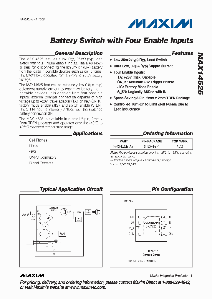 MAX14525_4343670.PDF Datasheet