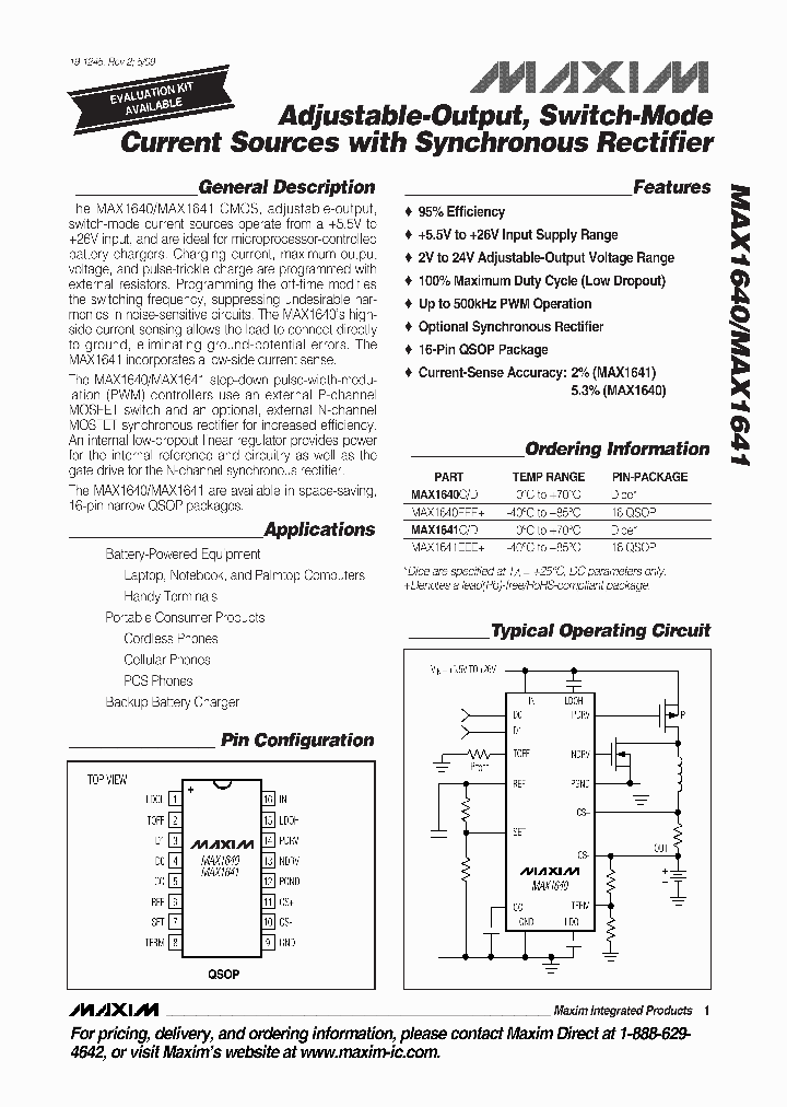 MAX164009_4580040.PDF Datasheet