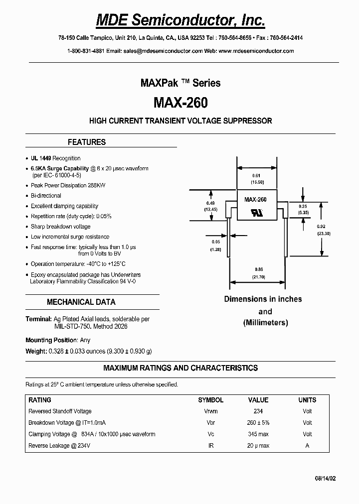 MAX-260_4432929.PDF Datasheet