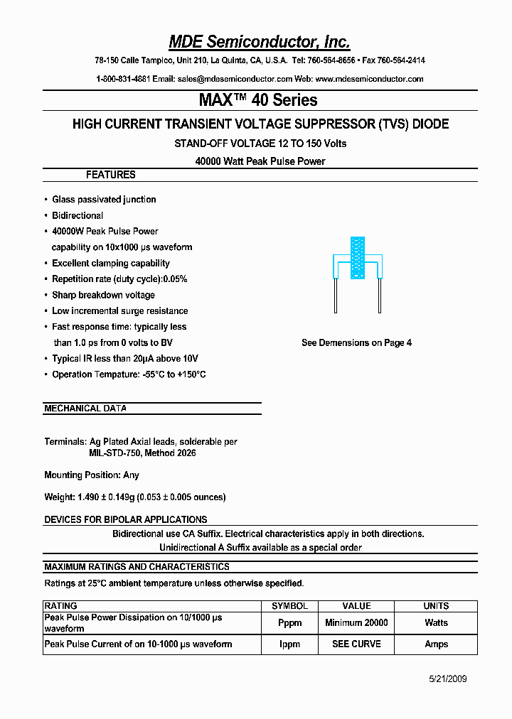 MAX40-110CA_4529118.PDF Datasheet