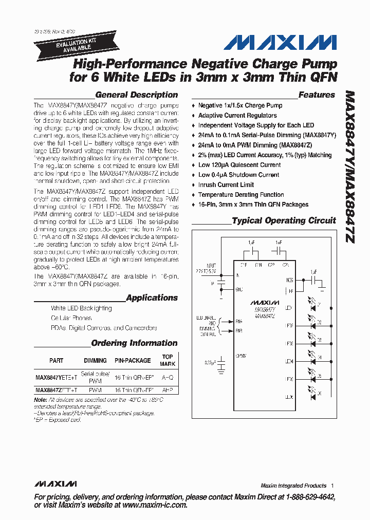 MAX8847ZETET_4596205.PDF Datasheet