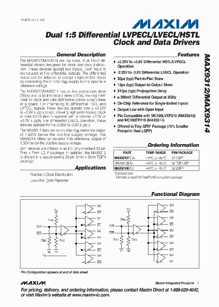 MAX9312_4702701.PDF Datasheet