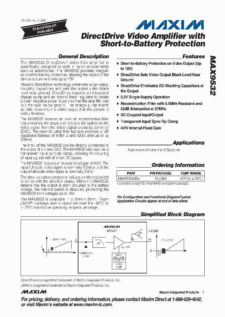 MAX9532AUB_4598828.PDF Datasheet