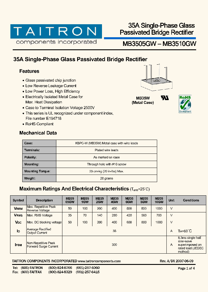MB354GW_4211294.PDF Datasheet