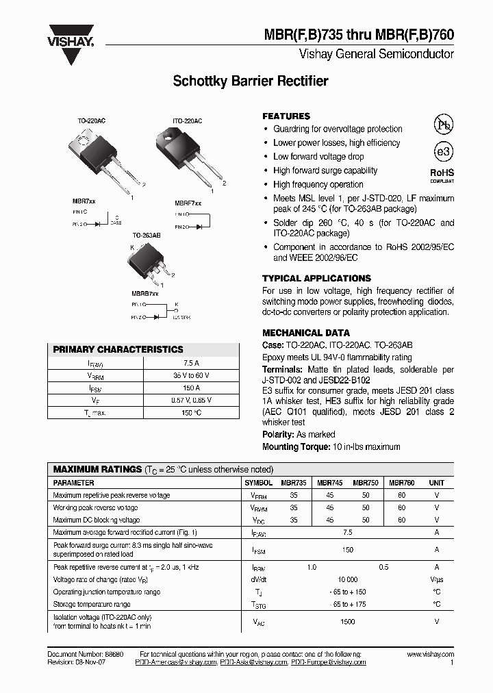 MBR745-E345_4291257.PDF Datasheet