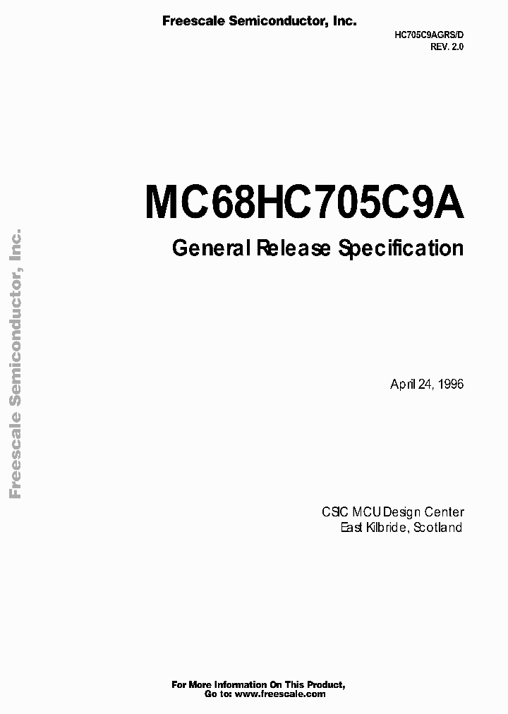 MC68HC705C9ACB_4750733.PDF Datasheet