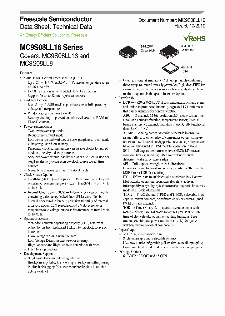 MC9S08LL1610_4923346.PDF Datasheet