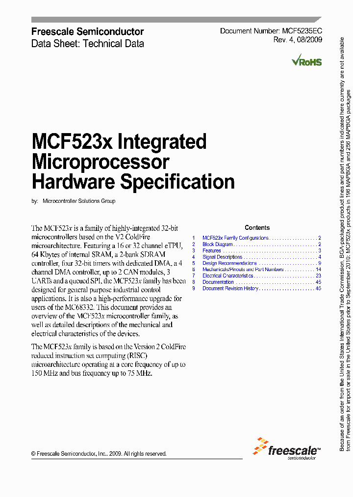 MCF5232CVM100_4604078.PDF Datasheet
