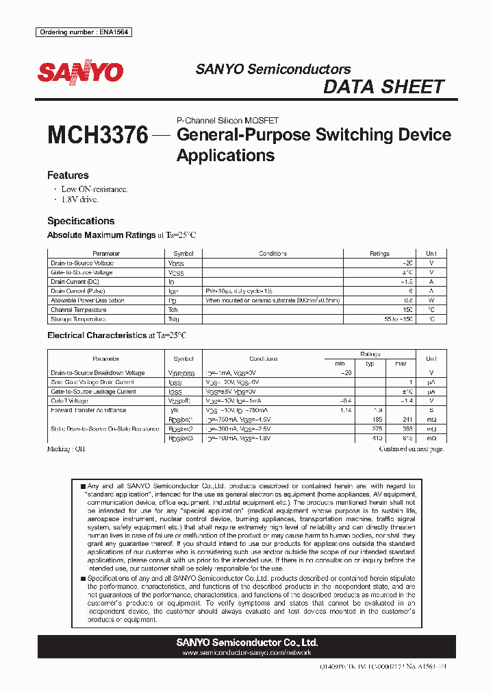 MCH3376_4788994.PDF Datasheet