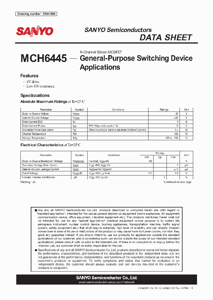 MCH6445_4789007.PDF Datasheet