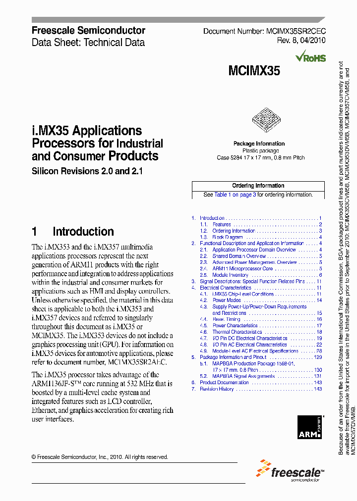 MCIMX357CJQ5C_4658501.PDF Datasheet