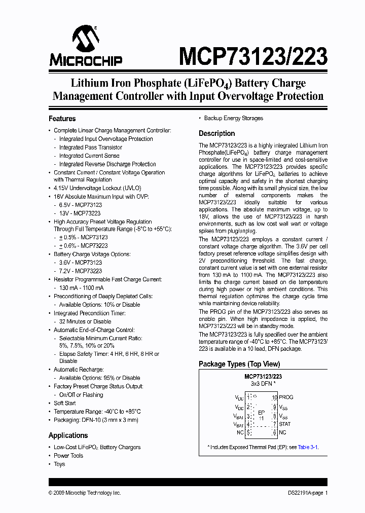 MCP73223_4590028.PDF Datasheet