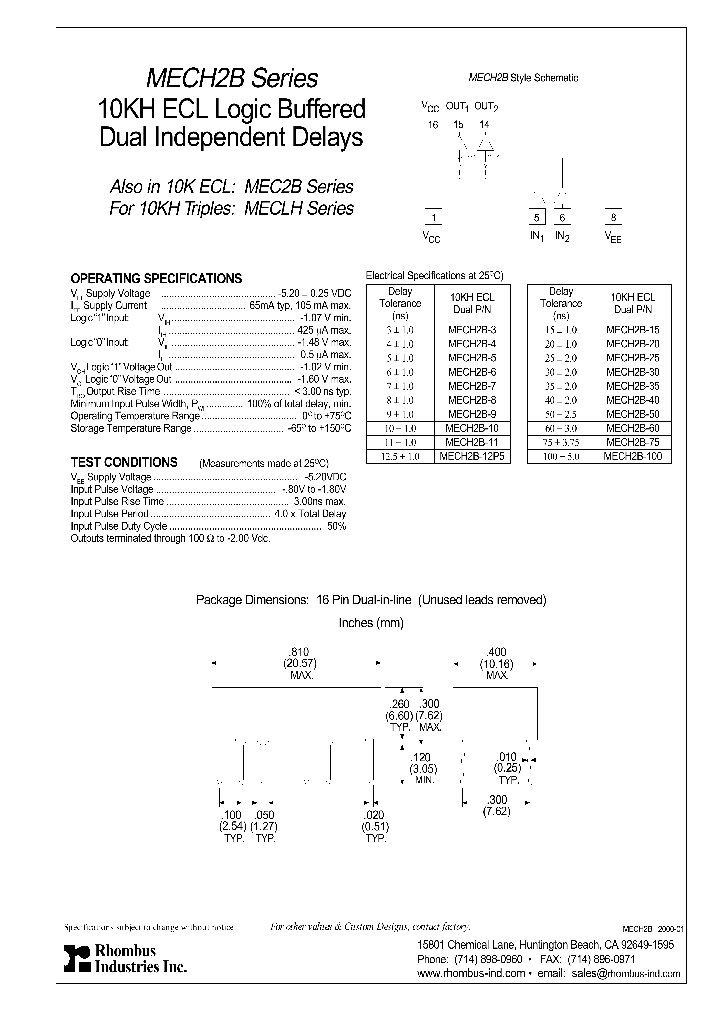 MECH2B-10_4401383.PDF Datasheet