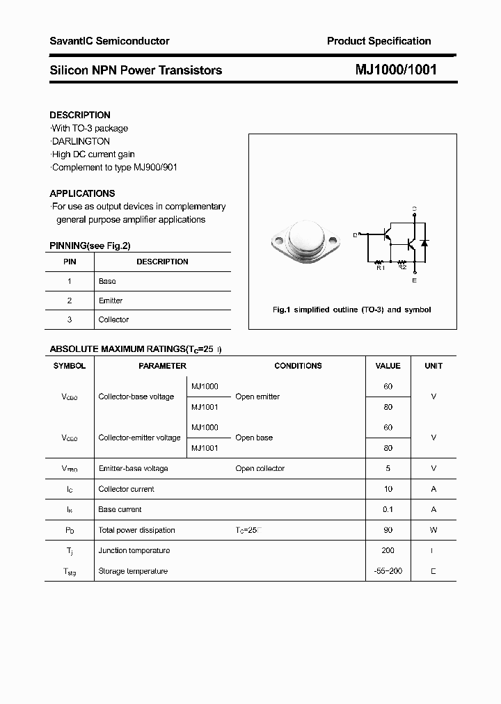 MJ1000_4392513.PDF Datasheet