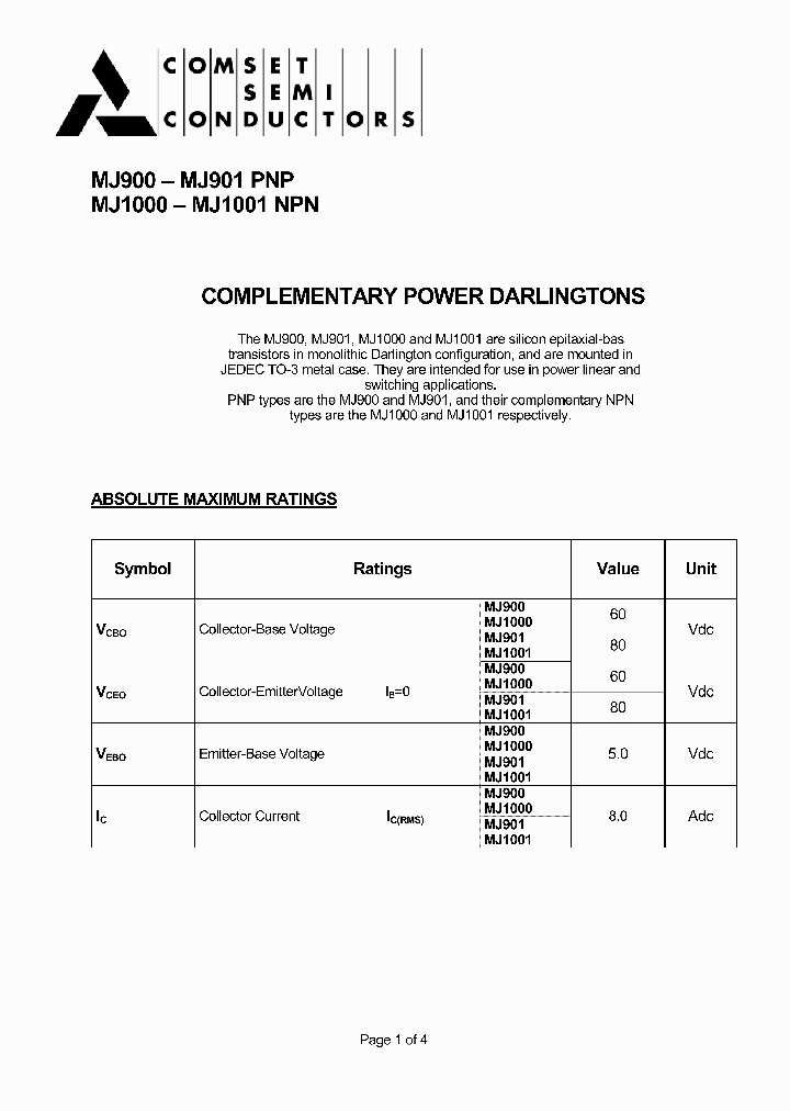 MJ1000_4539760.PDF Datasheet