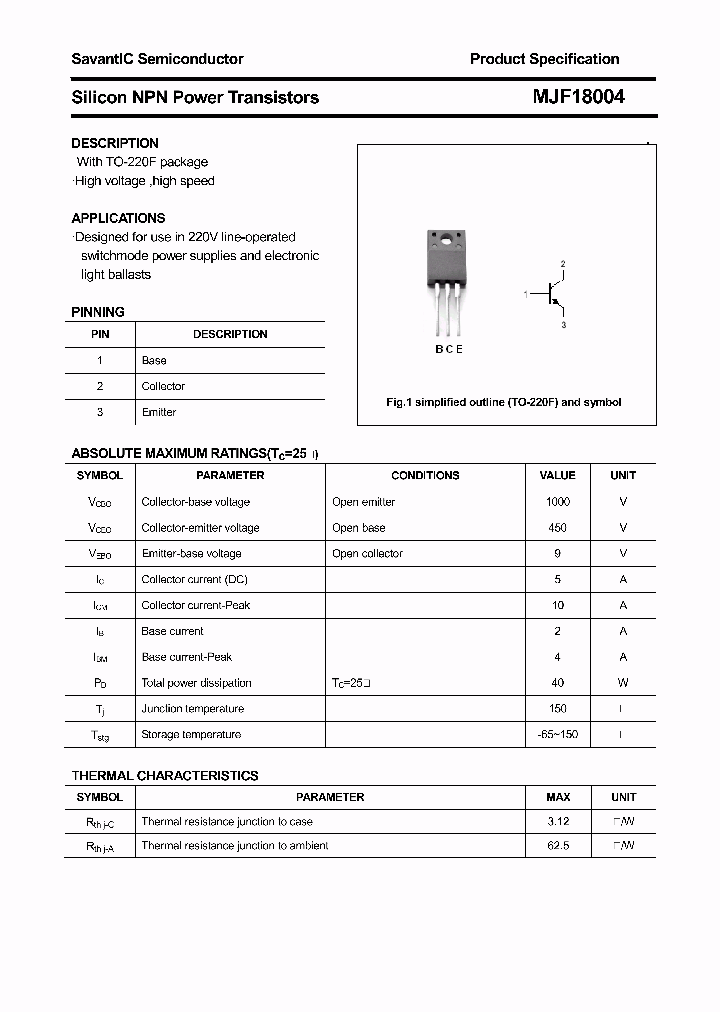 MJF18004_4386859.PDF Datasheet