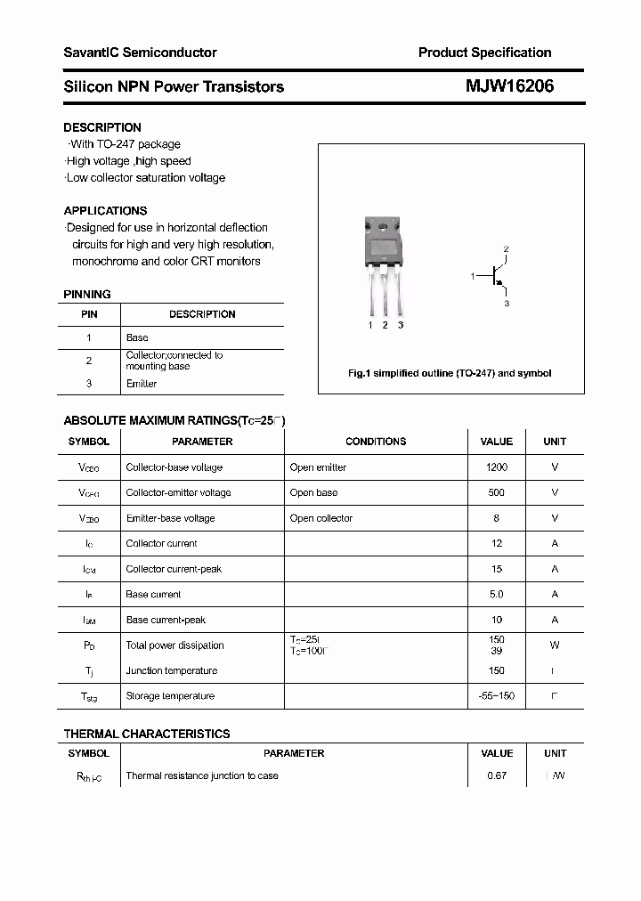 MJW16206_4764591.PDF Datasheet