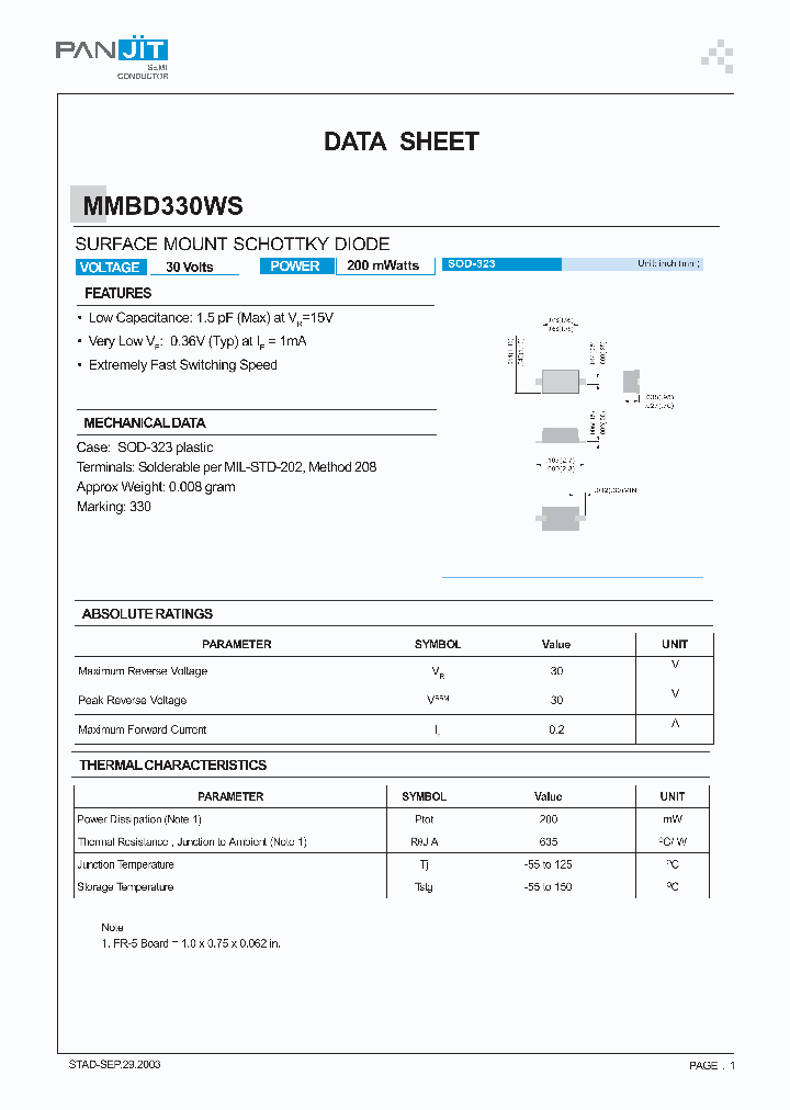 MMBD330WS_4265853.PDF Datasheet